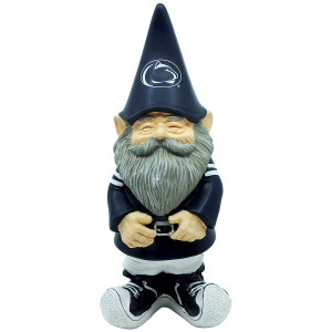 gnome statue with Penn State Athletic Logo on hat